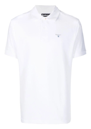 Barbour embroidered-logo polo shirt - White