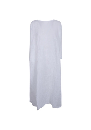 Daniela Gregis crinkled-finish cotton dress - White