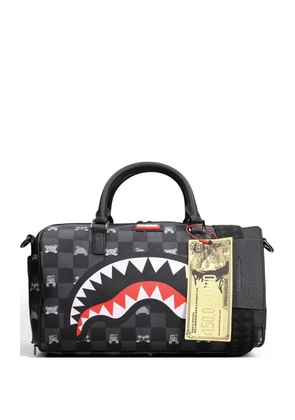Sprayground check shark duffle bag - Black