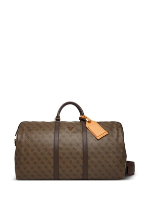 GUESS USA pattern holdall - Brown