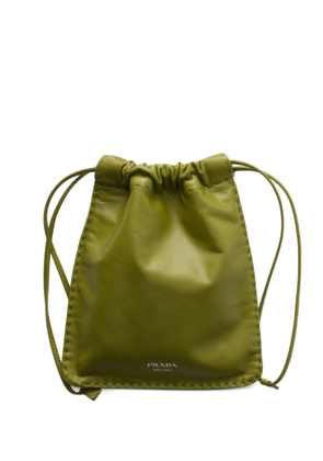 Prada nappa-leather smartphone pouch - Green