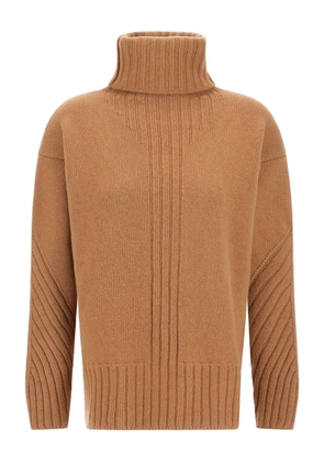 Herno turtleneck wool sweater - Brown