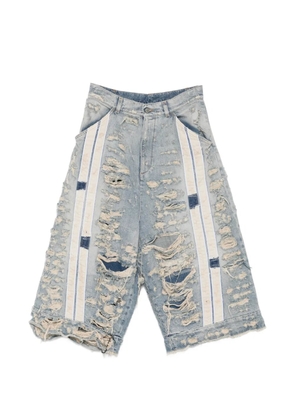 RIVINGTON ROI REBIS distressed panelled jeans - Blue