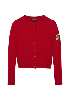 Marc Jacobs Tattoo-appliqué cardigan - Red