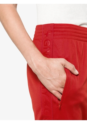 Givenchy Red logo stripe track pants