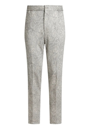 ETRO jacquard trousers - Grey