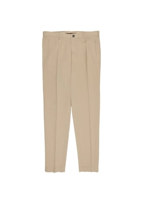 Incotex tapered pleated trousers - Neutrals