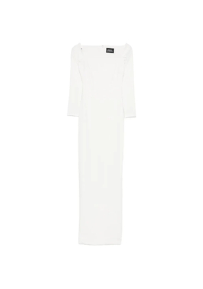 Solace London Lolita twisted maxi dress - White