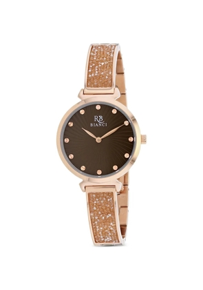Roberto Bianci Billare crystal-embellished 32mm watch - Brown