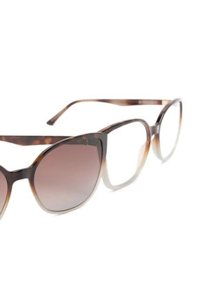 S2S Messina tortoiseshell-effect glasses - Brown