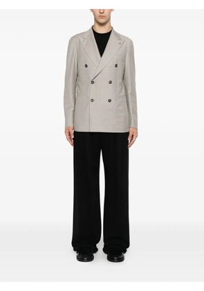 Tagliatore double-breasted peak-lapels jacket - Grey