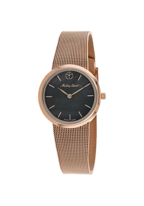 Mathey Tissot Milly mesh 30mm watch - Black