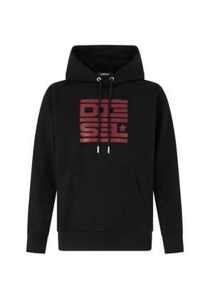 Diesel graphic-print hoodie - Black
