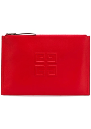 Givenchy 4G logo clutch bag - Red