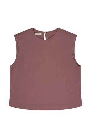 Glanshirt crew-neck blouse - Pink