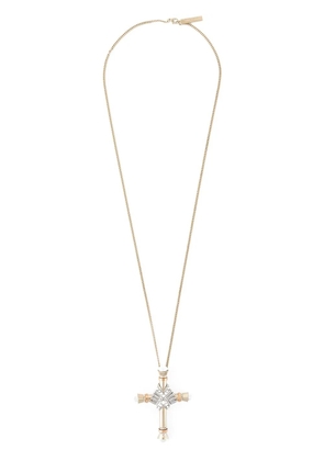Givenchy crucifix pendant necklace - Metallic