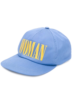 Off-White embroidered Woman baseball cap - Blue