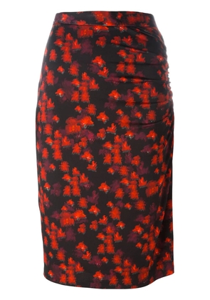 Givenchy abstract print skirt - Red