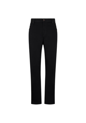 Diesel straight-cut elasticated jeans - Black