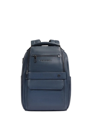 PIQUADRO grained texture 13' backpack - Blue