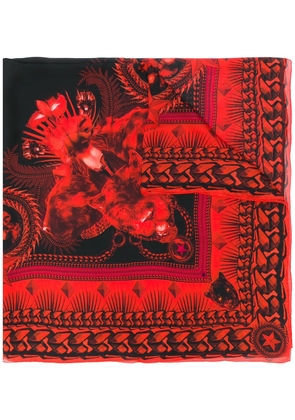 Givenchy patterned scarf - Red