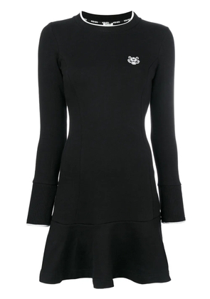 Kenzo Tiger patch dress - Black
