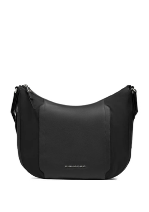 PIQUADRO leather-trim shoulder bag - Black