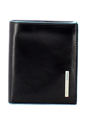 PIQUADRO leather trimmed wallet - Black