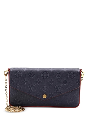 Louis Vuitton Pre-Owned Felicie Pochette Monogram Empreinte Leather crossbody bag - Blue