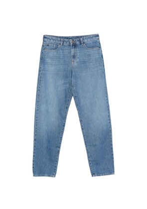 Emporio Armani logo-plaque jeans - Blue