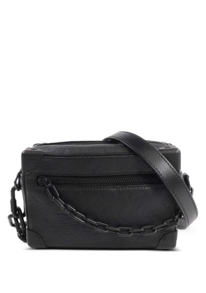 Louis Vuitton Pre-Owned mini Soft Trunk Taurillon Clemence leather cross body bag - Black