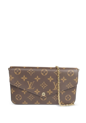 Louis Vuitton Pre-Owned Felicie Pochette Monogram shoulder bag - Brown