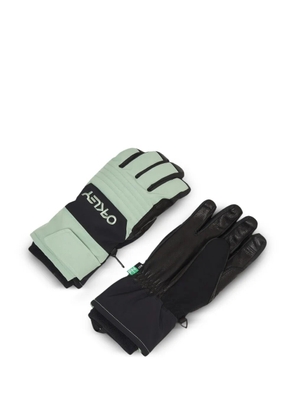 Oakley B1B logo-embroidered gloves - Green