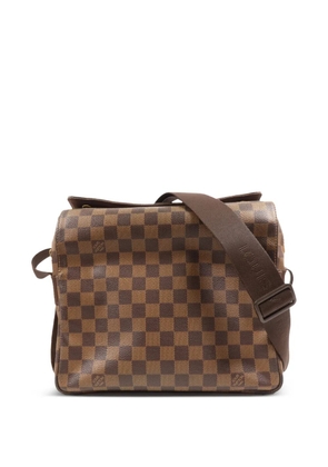 Louis Vuitton Pre-Owned Naviglio Damier Ebène canvas messenger bag - Brown