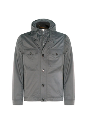 Moorer flap-pockets jacket - Grey