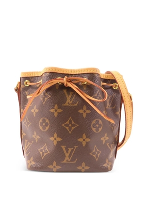 Louis Vuitton Pre-Owned Nano Noe monogram-pattern mini bag - Brown