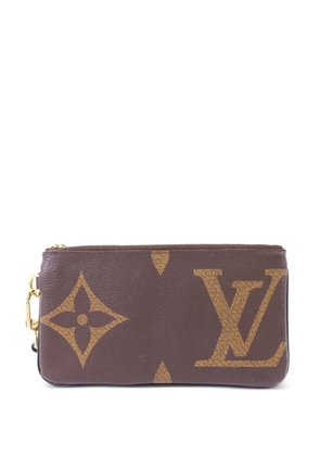 Louis Vuitton Pre-Owned Trio Reverse Monogram Giant clutch bag - Brown