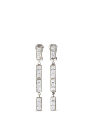 Alessandra Rich crystal-embellished earrings - Silver