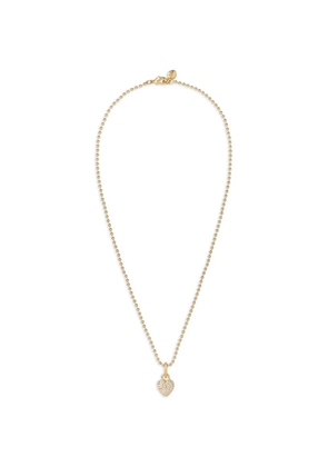 Roxanne Assoulin Itsy Bitsy puffy-heart necklace - Gold