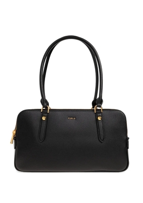 Furla medium Boston zip leather tote bag - Black