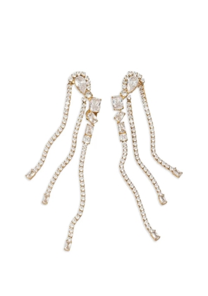 GUESS USA crystal-embellished drop earrings - Gold