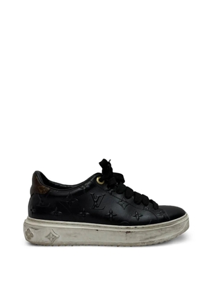 Louis Vuitton Pre-Owned Monogram Time Out sneakers - Black