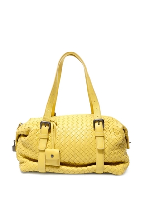 Bottega Veneta Pre-Owned 2000-2010s Intrcciato shoulder bag - Yellow