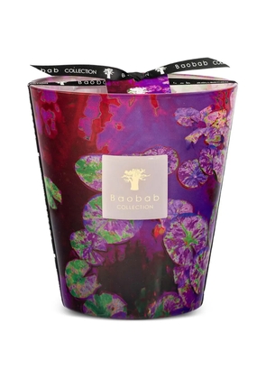 Baobab Collection Arty Flowers Water Lily candle - Purple