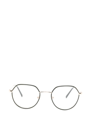 CHARLES STONE geometric-frame glasses - Green