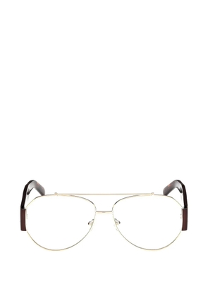 MCM tortoiseshell-effect pilot-frame glasses - Gold