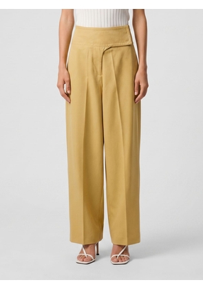 AMI PARIS Pants Woman color Yellow