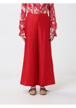 MALIPARMI Pants Woman color Coral