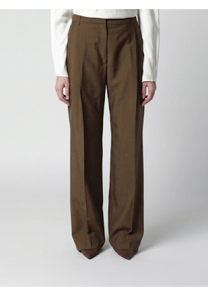 ROHE Pants Woman color Brown