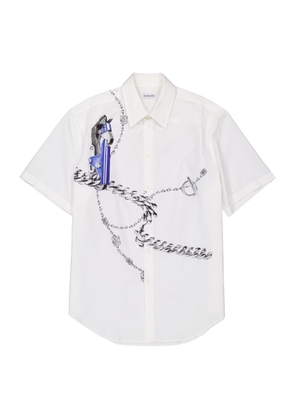 Burberry Knight Hardware Cotton Shirt